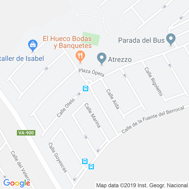 Código Postal calle Barbero De Sevilla, El en Valladolid