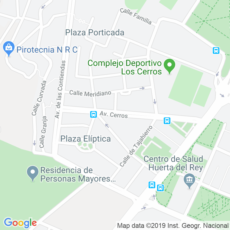 Código Postal calle Cerros, avenida en Valladolid