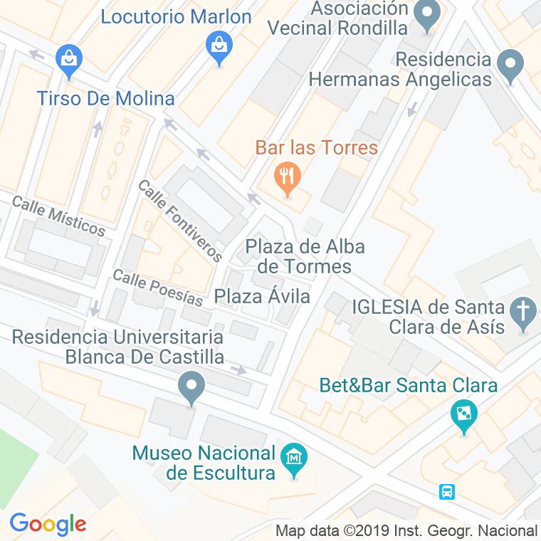 Código Postal calle Alba De Tormes, plaza en Valladolid