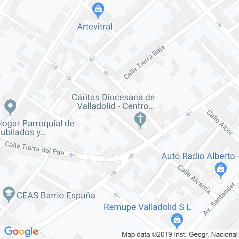 Código Postal calle Alcarria en Valladolid