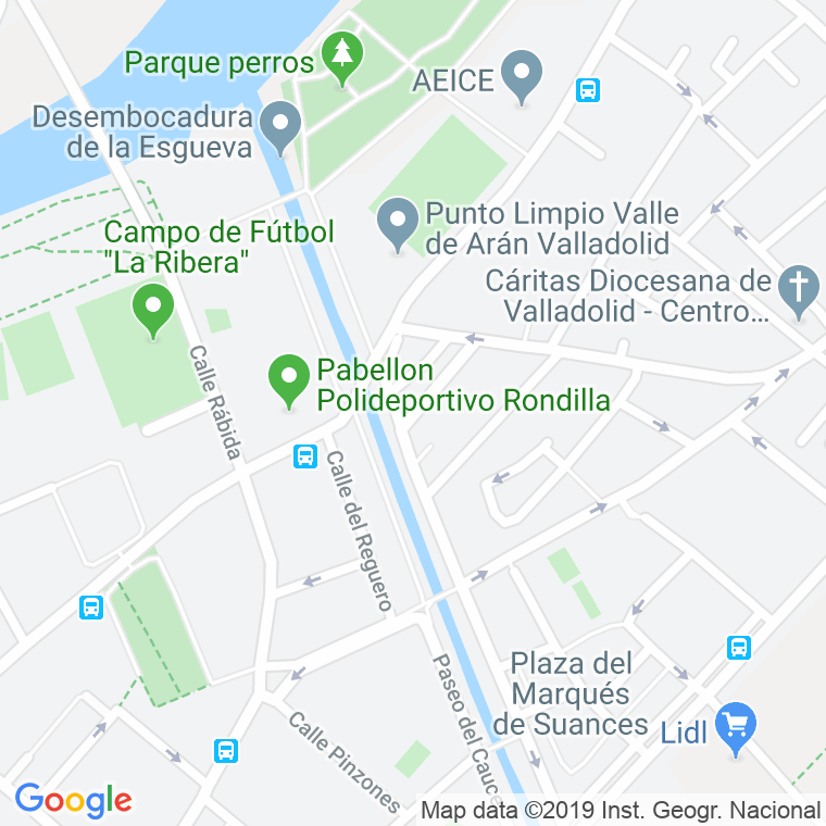 Código Postal calle Montaña en Valladolid
