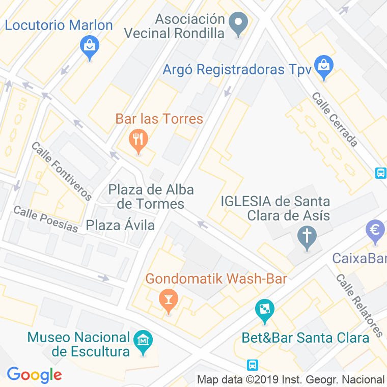 Código Postal calle Once Casas, plazuela en Valladolid