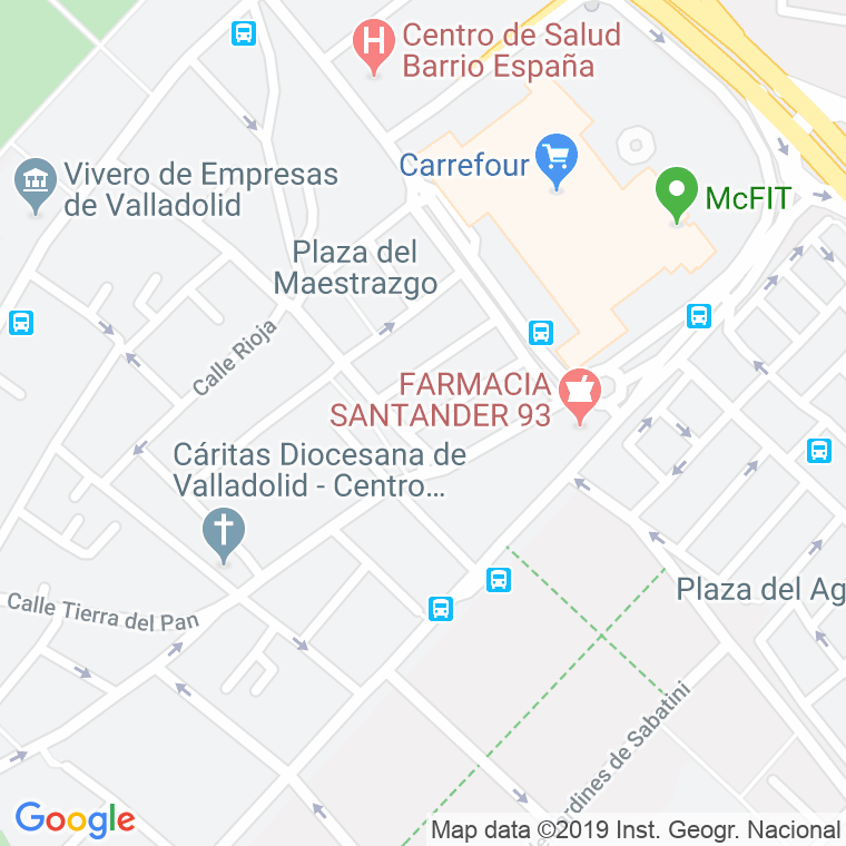 Código Postal calle Pedroches en Valladolid