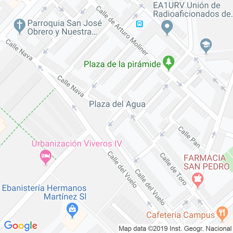 Código Postal calle Agua, plaza en Valladolid