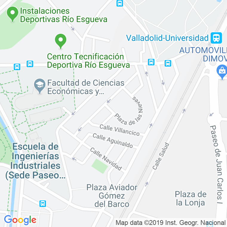 Código Postal calle Anunciacion en Valladolid