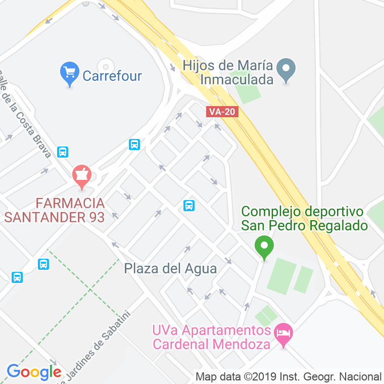 Código Postal calle Carmen Ferreiro en Valladolid