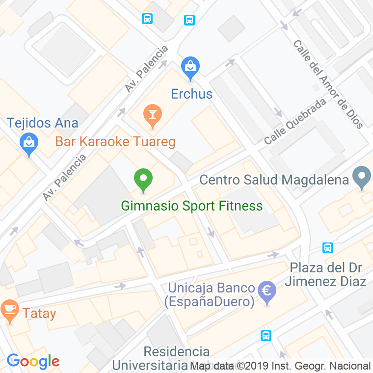 Código Postal calle Doctor Esquerdo en Valladolid