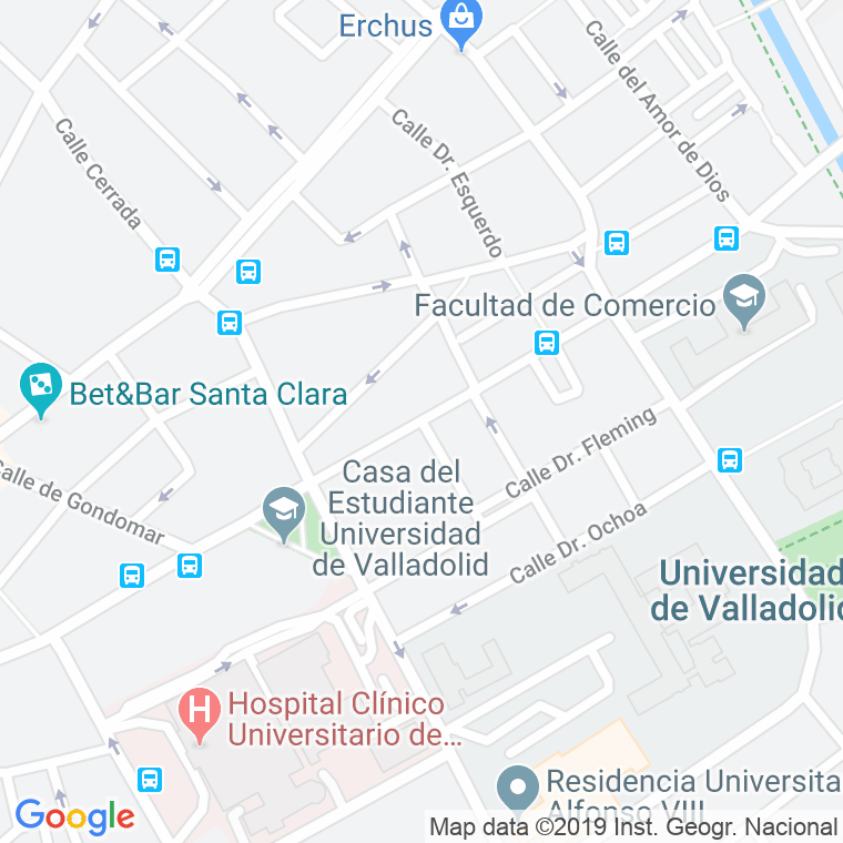 Código Postal calle Doctor Mercado en Valladolid