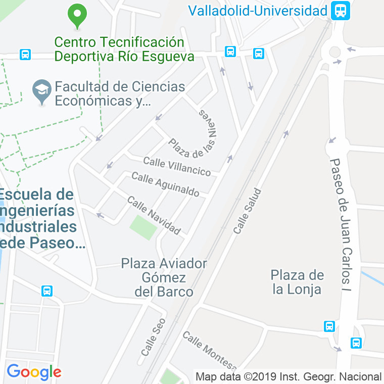 Código Postal calle Pastores en Valladolid