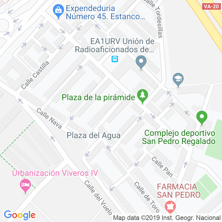Código Postal calle Peñafiel en Valladolid