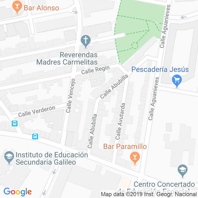 Código Postal calle Abubilla en Valladolid