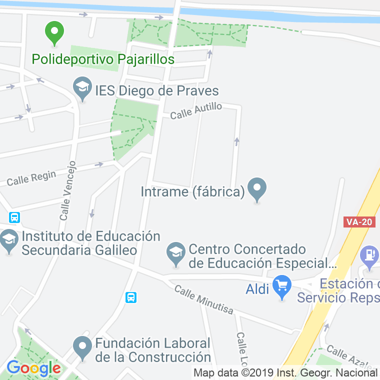 Código Postal calle Alcotan, Del en Valladolid
