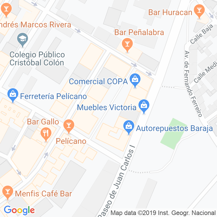 Código Postal calle Andarrios en Valladolid