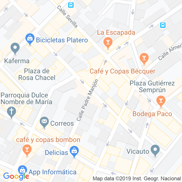Código Postal calle Granada, travesia en Valladolid