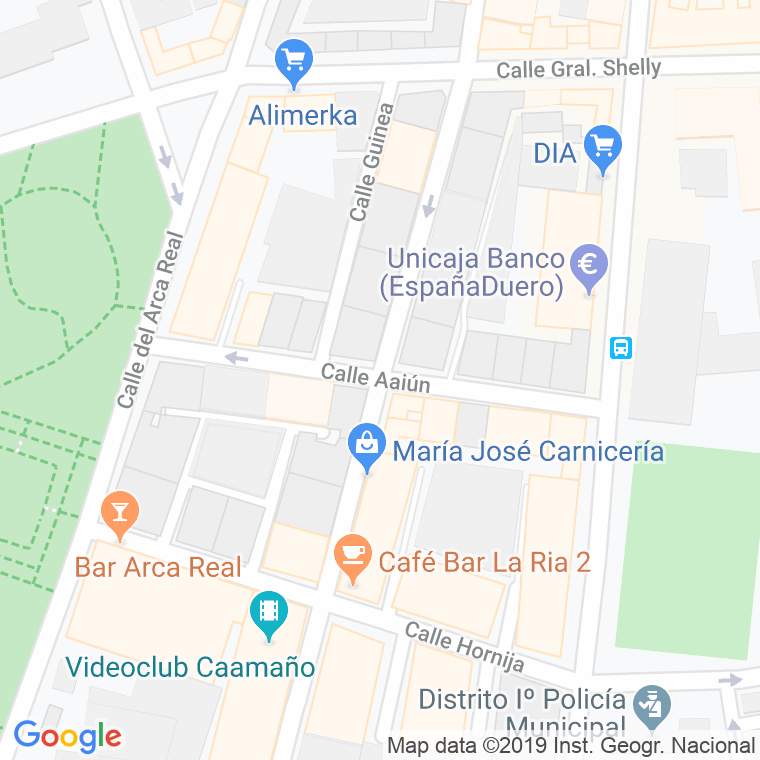 Código Postal calle Aaiun en Valladolid