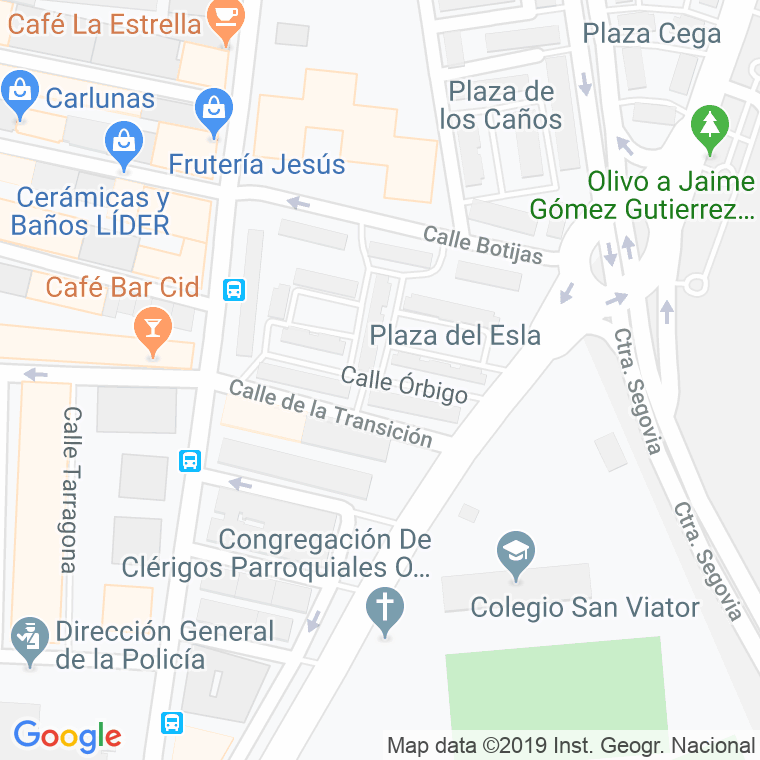 Código Postal calle Orbigo en Valladolid