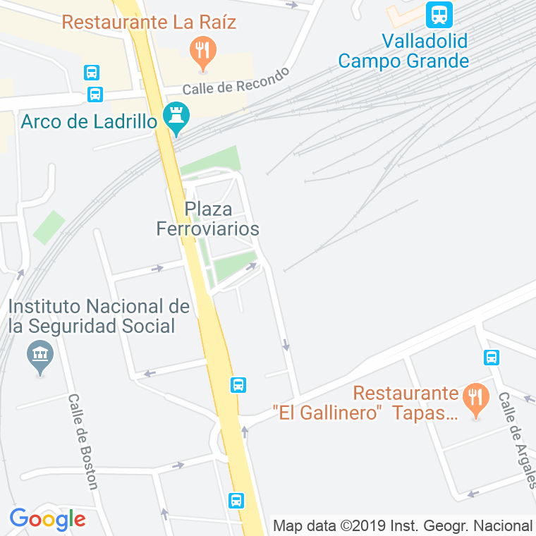 Código Postal calle Santa Fe en Valladolid