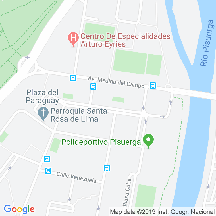 Código Postal calle Colombia en Valladolid