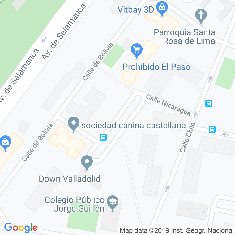 Código Postal calle Uruguay, plaza en Valladolid