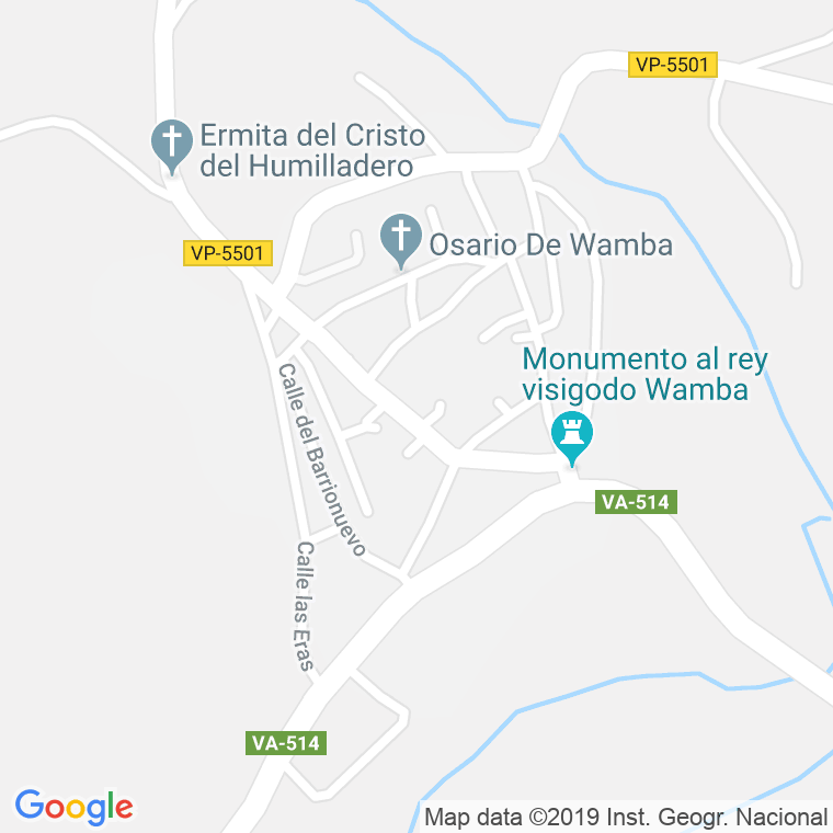 Código Postal de Wamba en Valladolid
