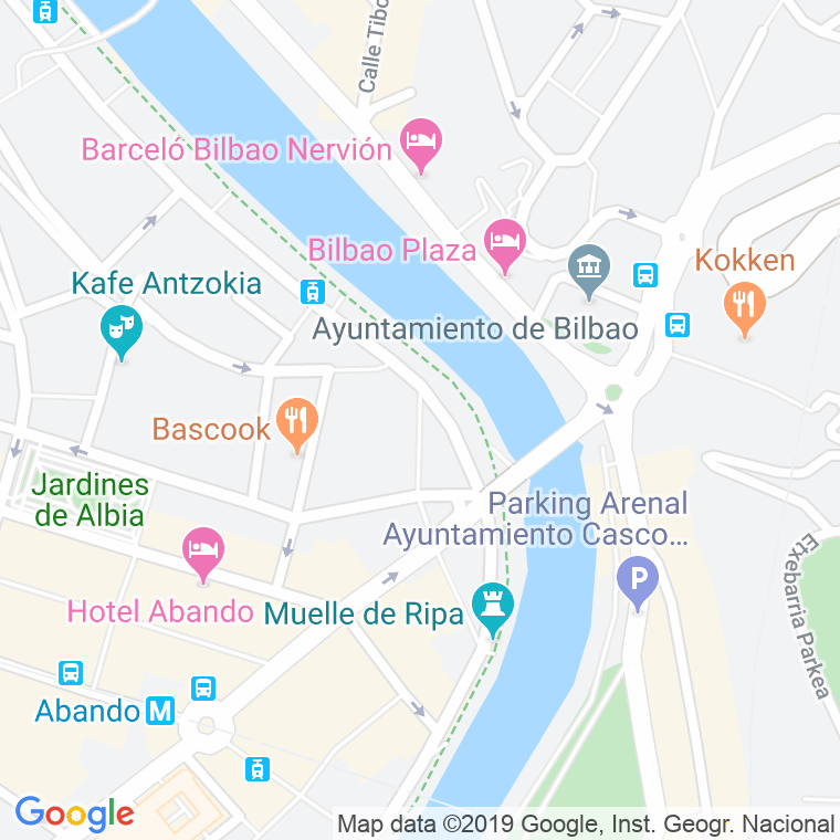 Código Postal calle Acebal Idigoras en Bilbao