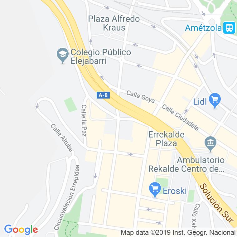 Código Postal calle Camilo Villabaso en Bilbao