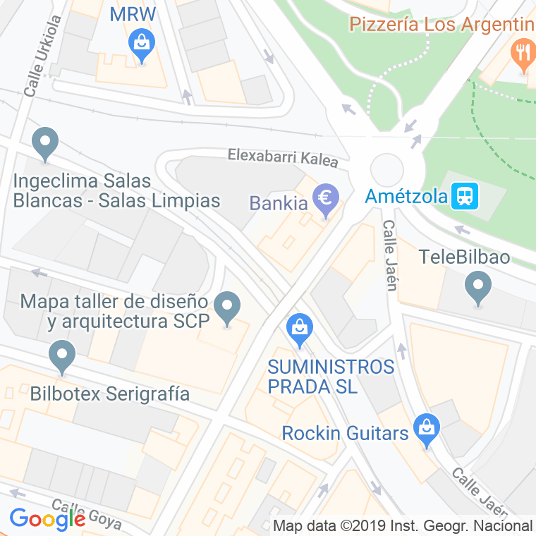 Código Postal calle Elexabarri en Bilbao