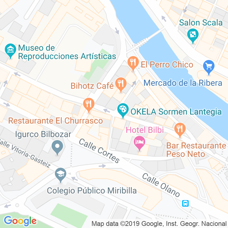 Código Postal calle Arechaga en Bilbao