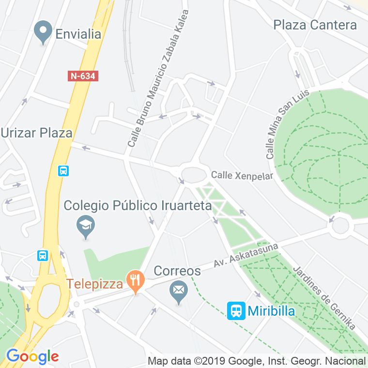 Código Postal calle Eliseo De Mañaricua Andres en Bilbao
