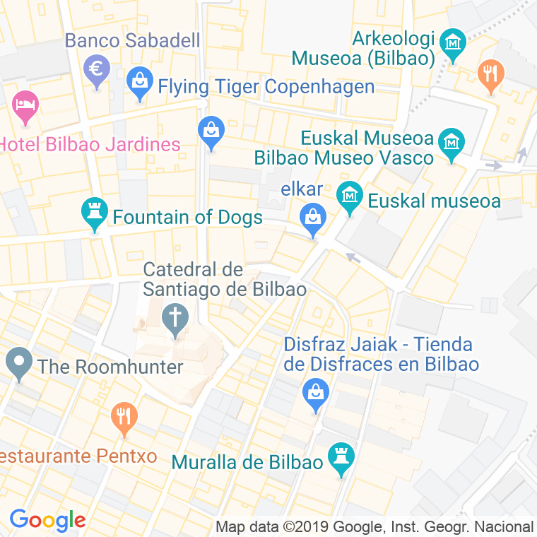 Código Postal calle Cintureria en Bilbao