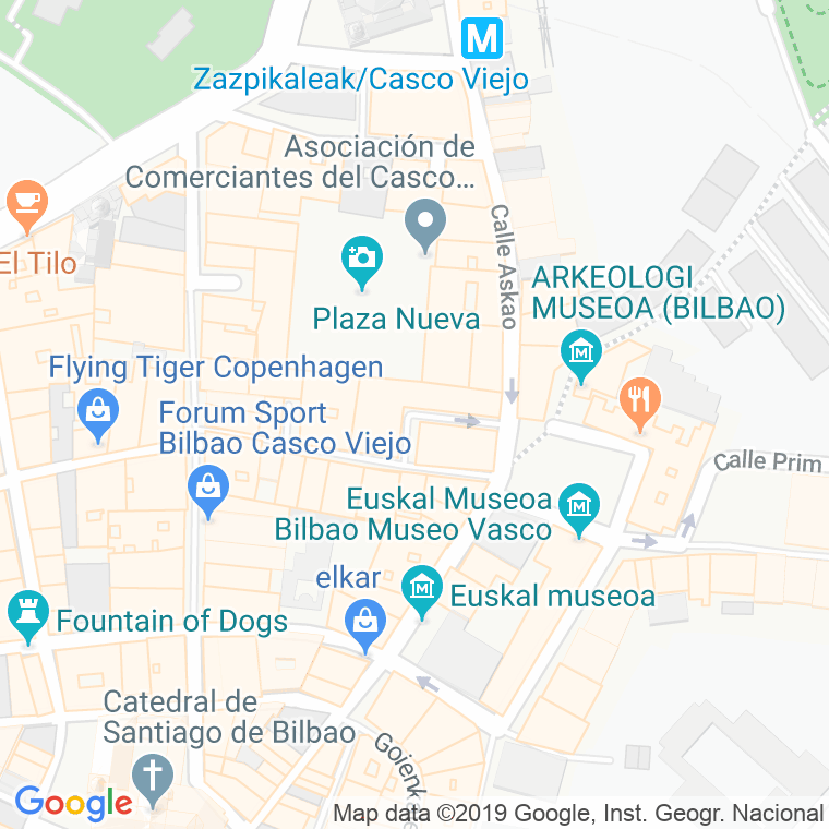 Código Postal calle Libertad en Bilbao