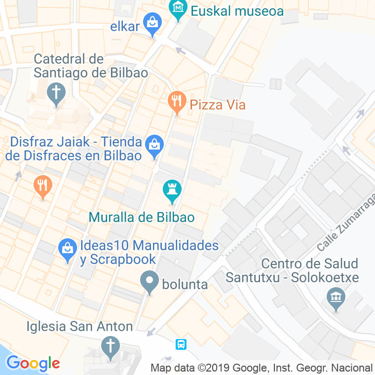 Código Postal calle Ronda en Bilbao