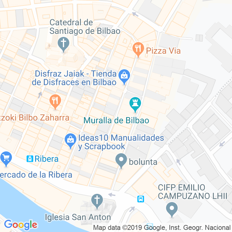Código Postal calle Somera en Bilbao