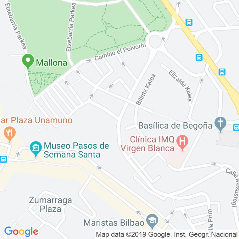 Código Postal calle Amadeo Deprit Lasa en Bilbao