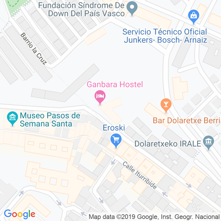 Código Postal calle Dolaretxe, auzunea en Bilbao