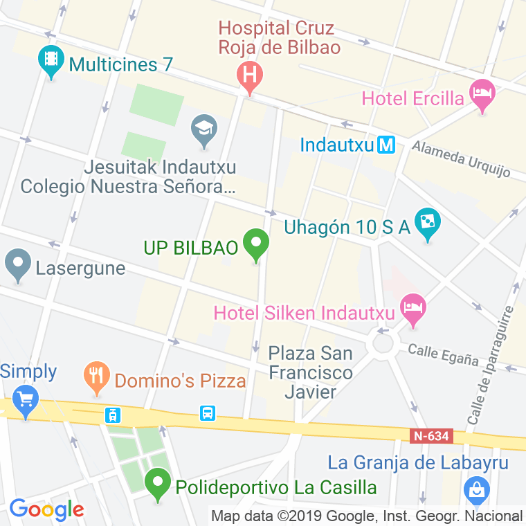 Código Postal calle Manuel Allende en Bilbao