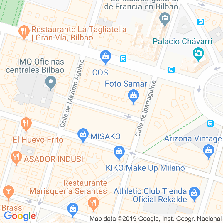 Código Postal calle Achucarro Doktorea en Bilbao