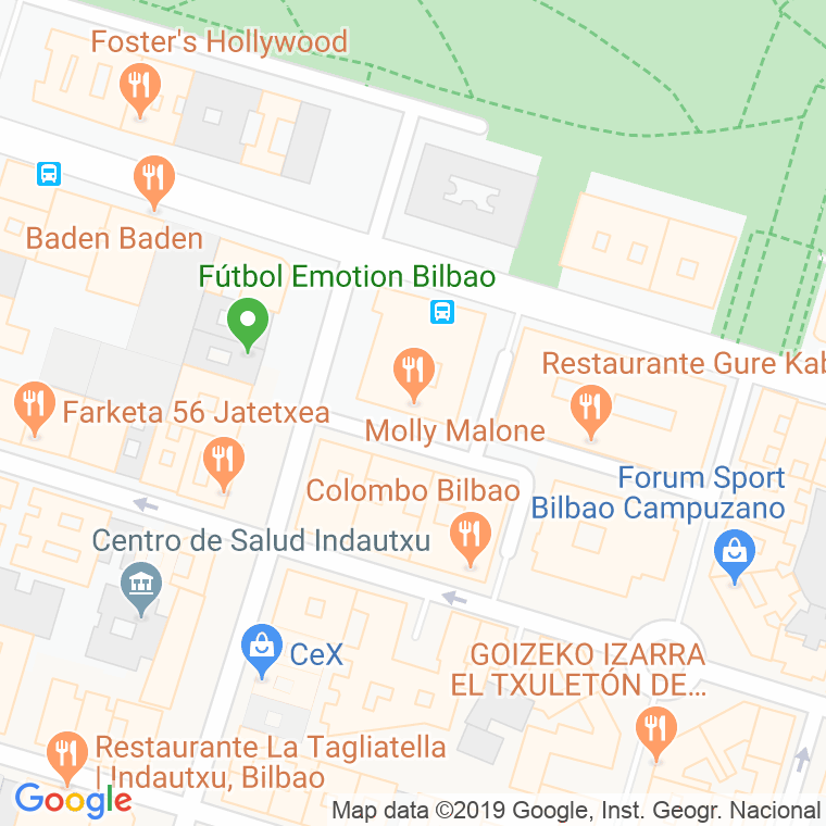 Código Postal calle Estraunza, particular en Bilbao