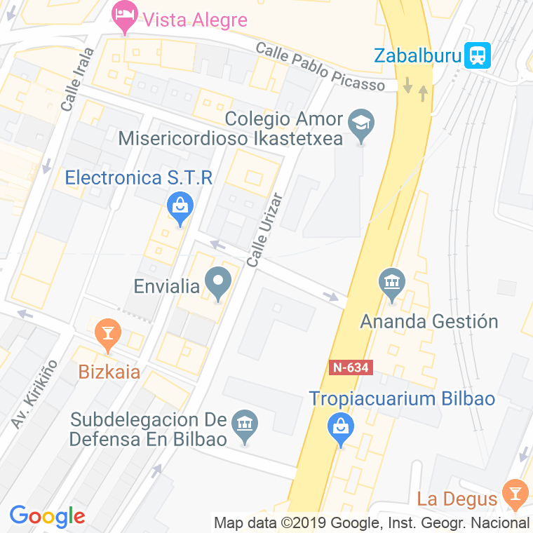 Código Postal calle Goitia, particular en Bilbao