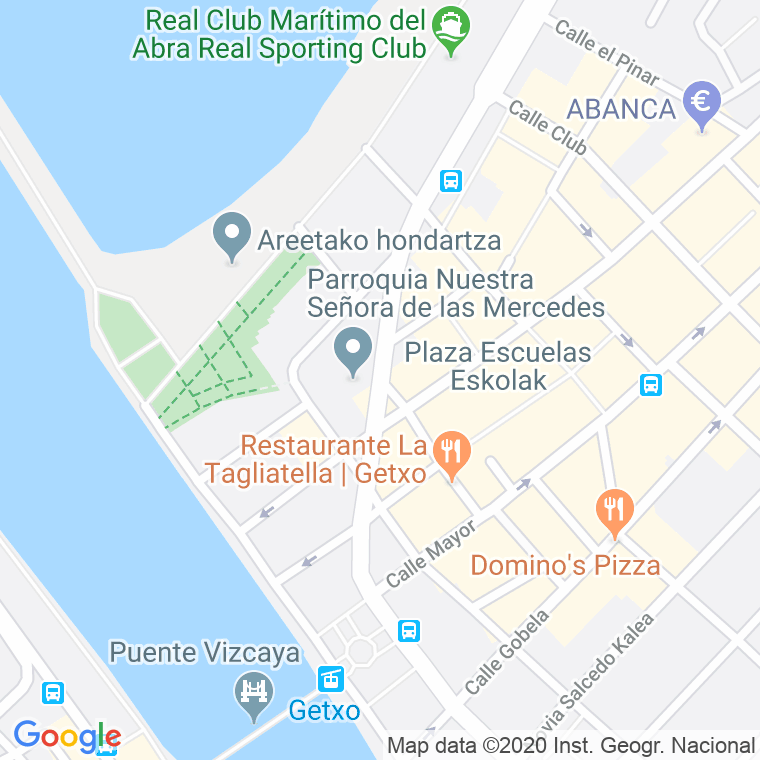 Código Postal calle Aretako Etorbidea, avenida en Las Arenas