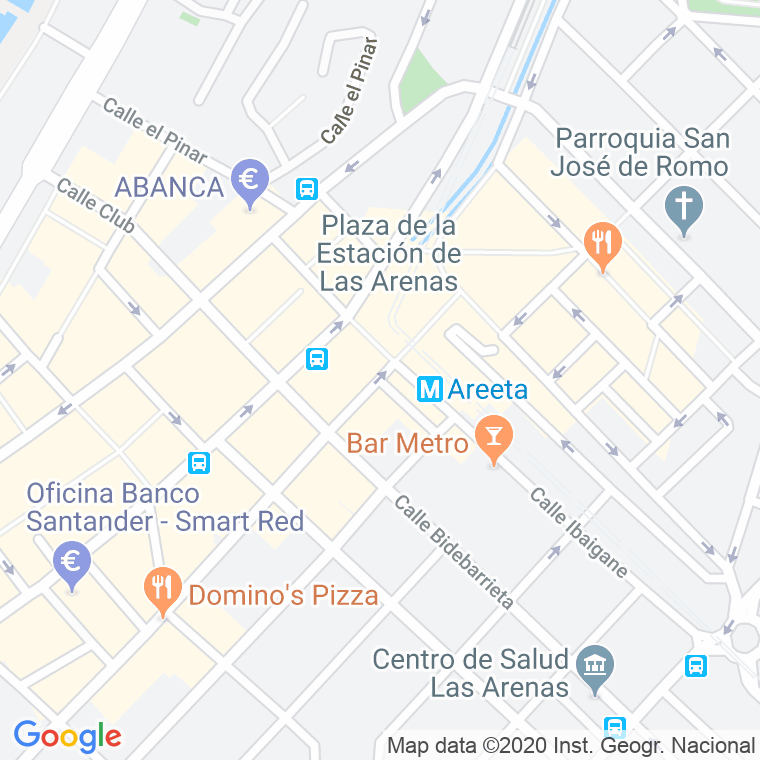 Código Postal calle Biltosan, De, particular en Las Arenas