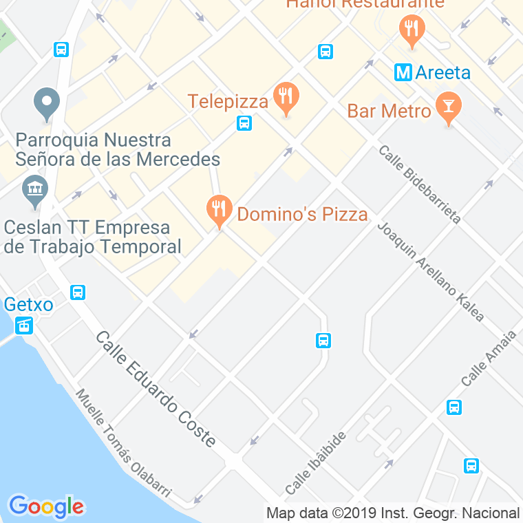 Código Postal calle Santa Ana en Las Arenas