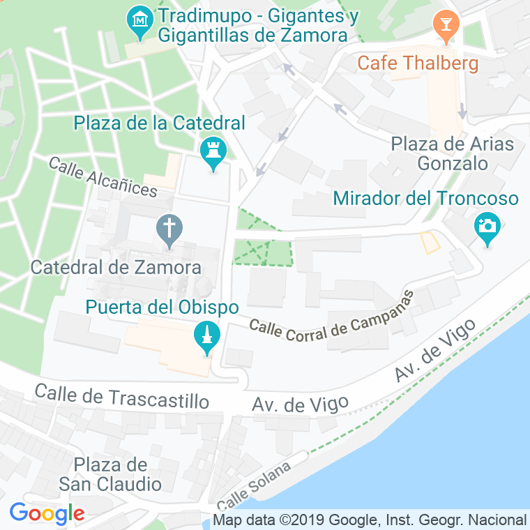 Código Postal calle Antonio Del Aguila, plaza en Zamora
