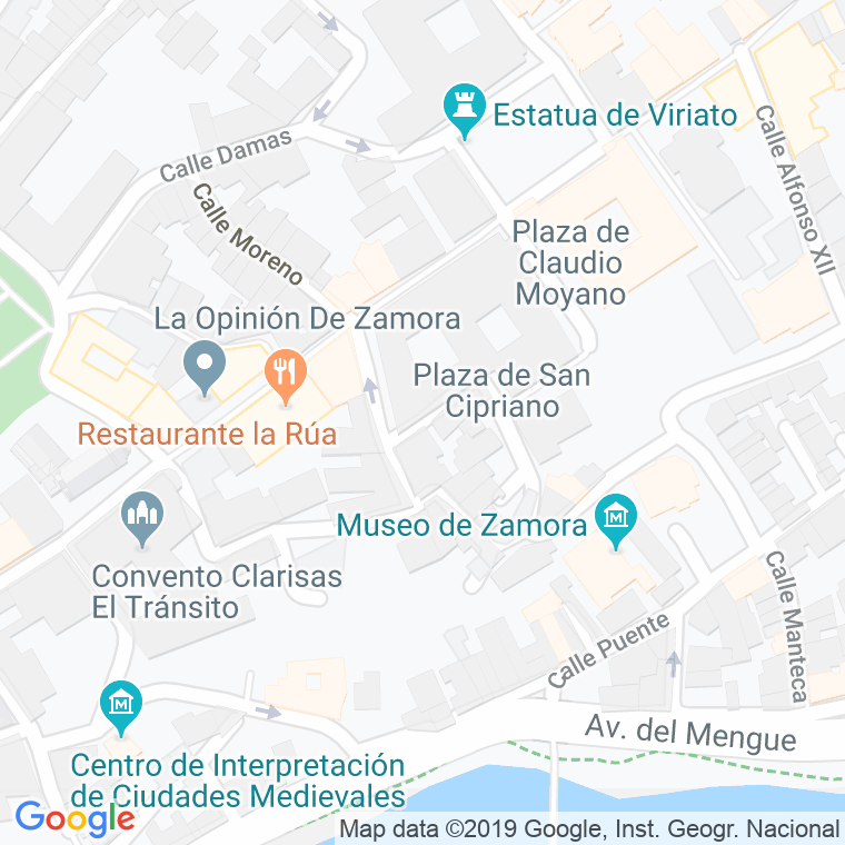 Código Postal calle Chimeneas en Zamora