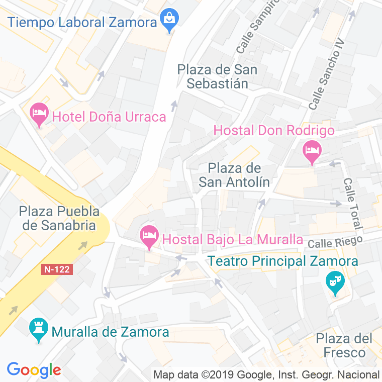 Código Postal calle Consejos en Zamora