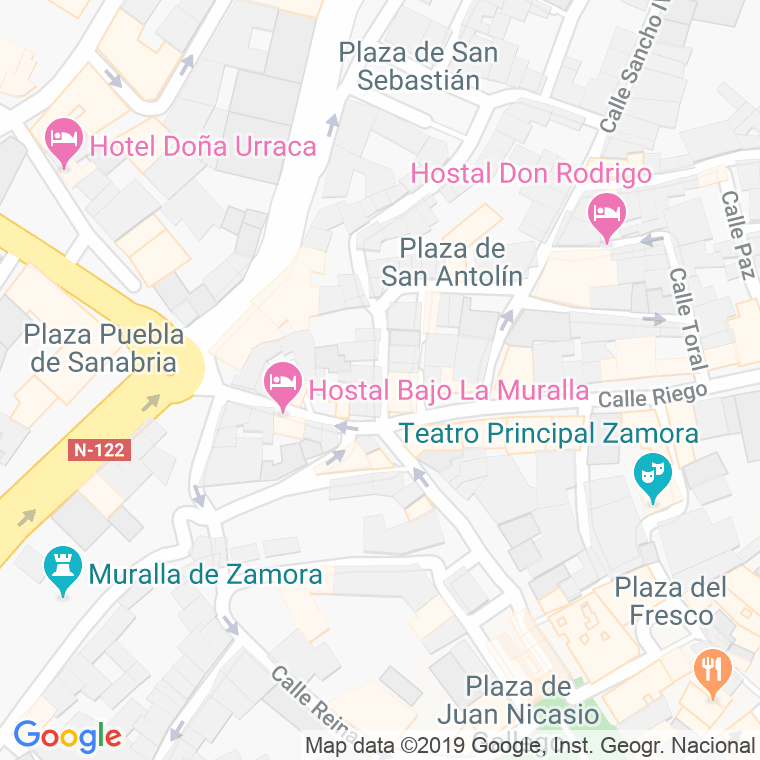 Código Postal calle Laneros en Zamora