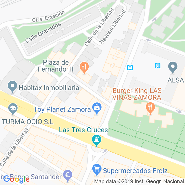 Código Postal calle Brahones en Zamora