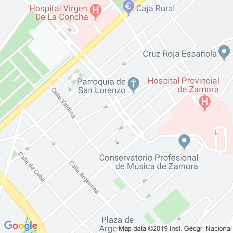 Código Postal calle Colon   (Impares Del 27 Al Final)  (Pares Del 26 Al Final) en Zamora