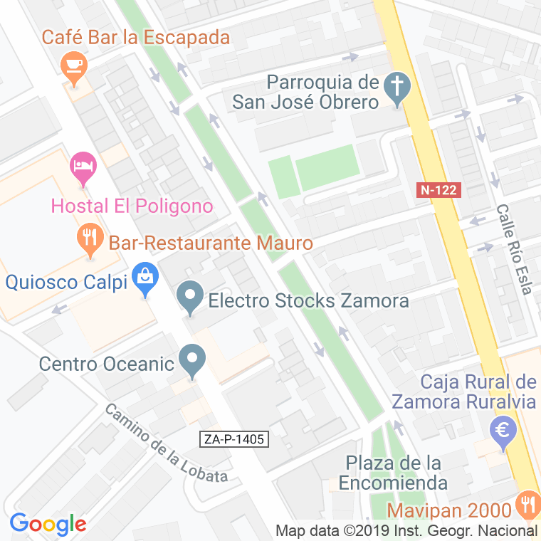 Código Postal calle Tabara en Zamora