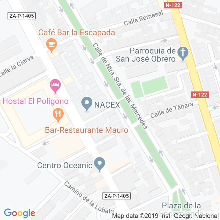 Código Postal calle Losacio   (Impares Del 1 Al 7) en Zamora
